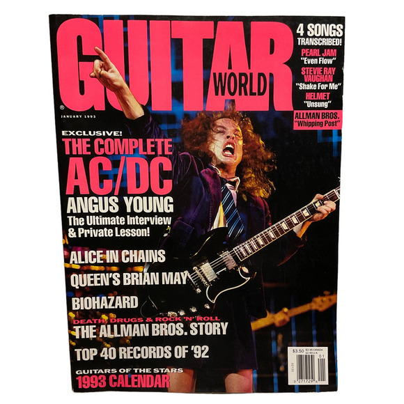 Guitar World Magazine Other Vintage Guitar World Magazine January